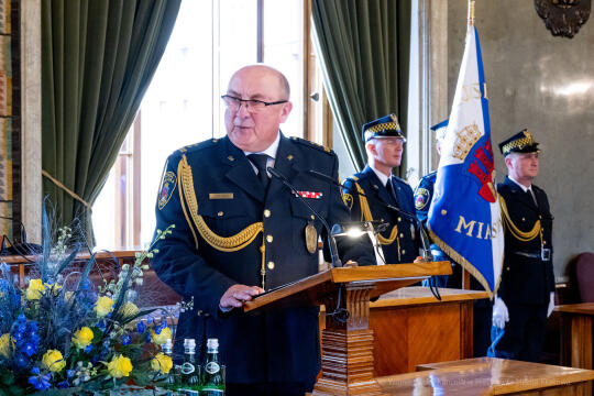 straż miejska, obchody, Majchrowski, wicewojewoda, Mędrzyk, policja, medale
