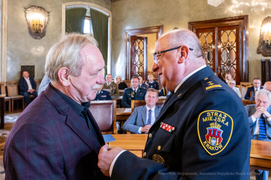 straż miejska, obchody, Majchrowski, wicewojewoda, Mędrzyk, policja, medale