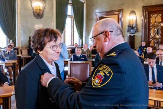 straż miejska, obchody, Majchrowski, wicewojewoda, Mędrzyk, policja, medale