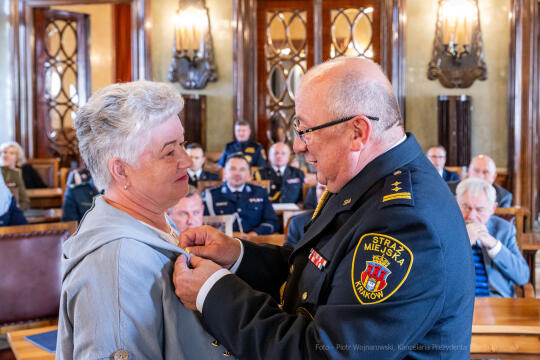 straż miejska, obchody, Majchrowski, wicewojewoda, Mędrzyk, policja, medale