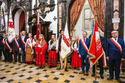 Solidarność, Porozumienia Sierpniowe, kwiaty, złożenie, Krzyż, Katyński, Fryczek, strażnik, u