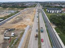 dji_0993.jpg-Zaawansowane prace na budowie Trasy Wolbromskiej