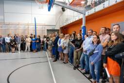 otwarcie, szkoła, hala, sportowa, ZIS, Kowal, Korfel-Jasińska, dzieci, gimnastycy