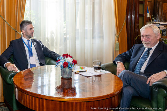 umk_51_006_fot. piotr wojnarowski.jpg-Dubrownik, wizyta, burmistrz, Mato, Franković