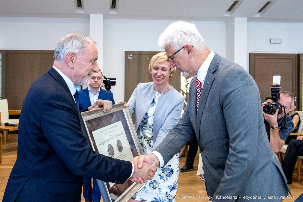 Otwarcie, Wystawa, 45-lecie, SKOZK, Pałac Krzysztofory, Duda, Majchrowski  Autor: P. Wojnarowski