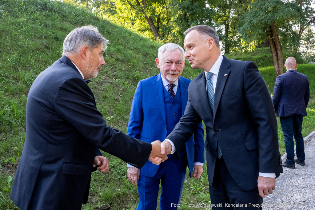 harcerze, Duda, Andzrej, prezydent, Majchrowski, otwarcie, Muzeum, Centrum Ruchu Harcerskiego, skauc  Autor: P. Wojnarowski