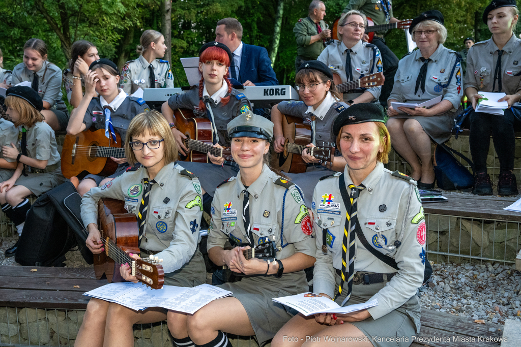 harcerze, Duda, Andzrej, prezydent, Majchrowski, otwarcie, Muzeum, Centrum Ruchu Harcerskiego, skauc  Autor: P. Wojnarowski