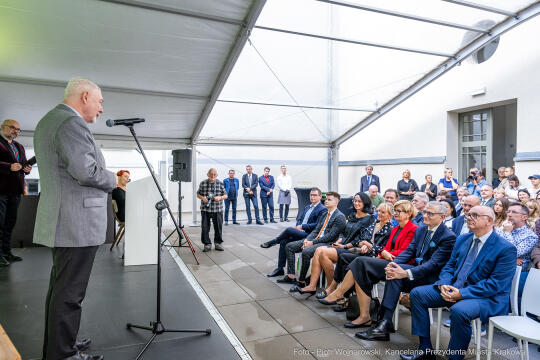 ASP, Akademia Sztuk Pięknych, Kraków, nowy budynek, Syrokomli, otwarcie, Majchrowski