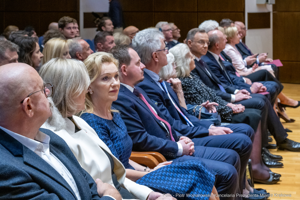 Kraków,  Akademia Muzyczna, inauguracja, immatrykulacja,studenci, profesorowie, Duda, Andrzej, prez  Autor: P. Wojnarowski