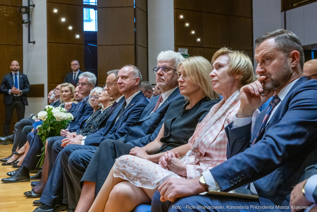 Kraków,  Akademia Muzyczna, inauguracja, immatrykulacja,studenci, profesorowie, Duda, Andrzej, prez  Autor: P. Wojnarowski