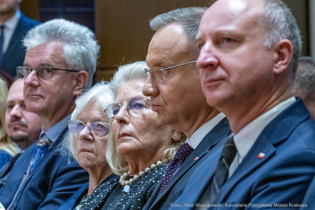 Kraków,  Akademia Muzyczna, inauguracja, immatrykulacja,studenci, profesorowie, Duda, Andrzej, prez  Autor: P. Wojnarowski