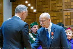 Kraków,  Akademia Muzyczna, inauguracja, immatrykulacja,studenci, profesorowie, Duda, Andrzej, prez