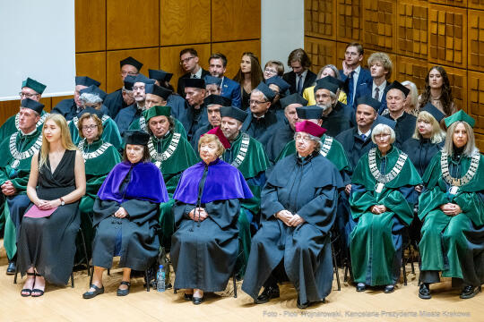 Kraków,  Akademia Muzyczna, inauguracja, immatrykulacja,studenci, profesorowie, Duda, Andrzej, prez