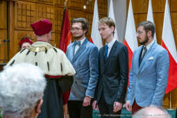 Kraków,  Akademia Muzyczna, inauguracja, immatrykulacja,studenci, profesorowie, Duda, Andrzej, prez
