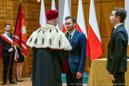 Kraków,  Akademia Muzyczna, inauguracja, immatrykulacja,studenci, profesorowie, Duda, Andrzej, prez