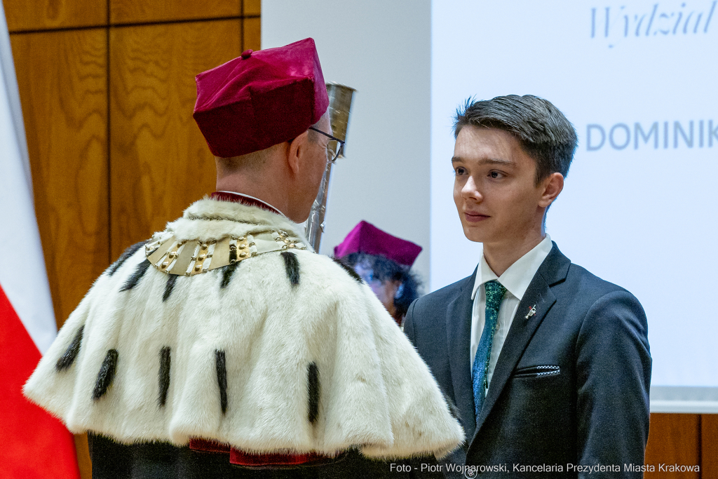 Kraków,  Akademia Muzyczna, inauguracja, immatrykulacja,studenci, profesorowie, Duda, Andrzej, prez  Autor: P. Wojnarowski