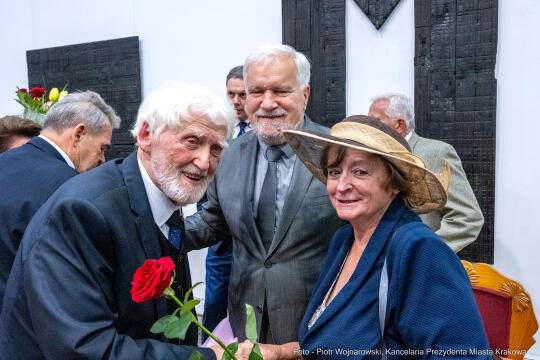 Kućma, Wincenty, wystawa, Pałac Sztuki, wernisaż, Kraków, Majchrowski, Witek, 88