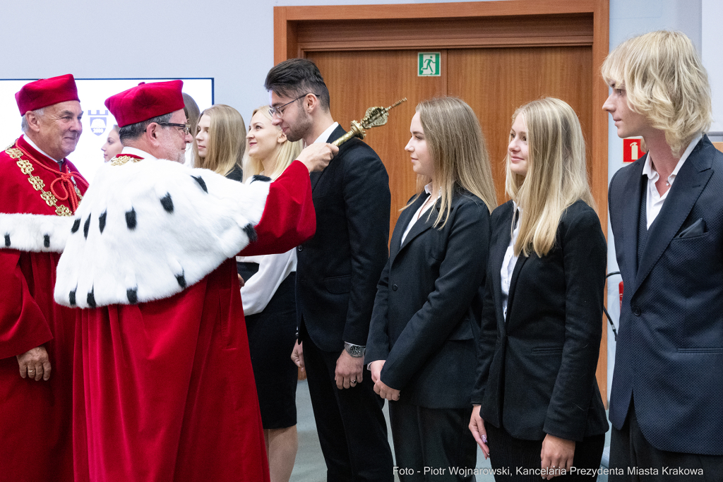 Krakowska Akademia, im, Frycza-Modrzewskiego, inauguracja roku akademickiego, immatrykulacja, Aleksa  Autor: P. Wojnarowski