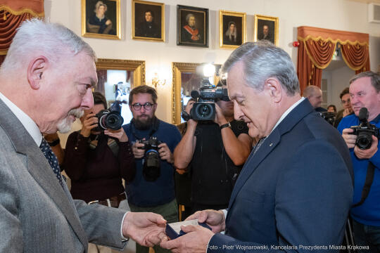 Planeta Lem, Gliński, Majchrowski, podpisanie, umowa, współprowadzenie, Kraków, Centrum Literatu