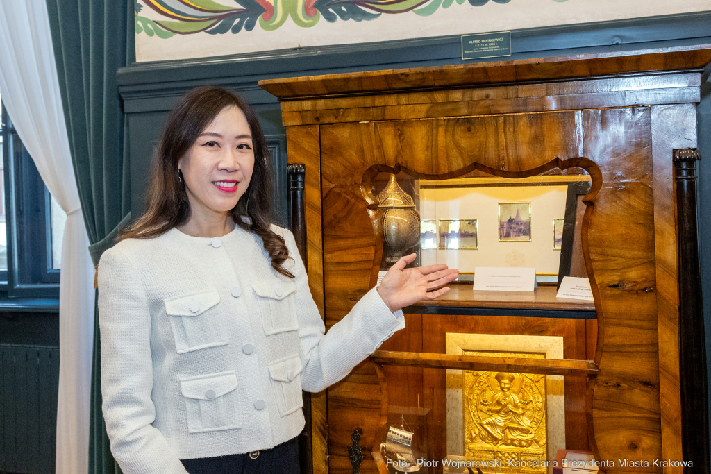 Sharon S. N. Wu, Tajpej, spotkanie, Tajwan, Majchrowski, Ambasador  Autor: P. Wojnarowski