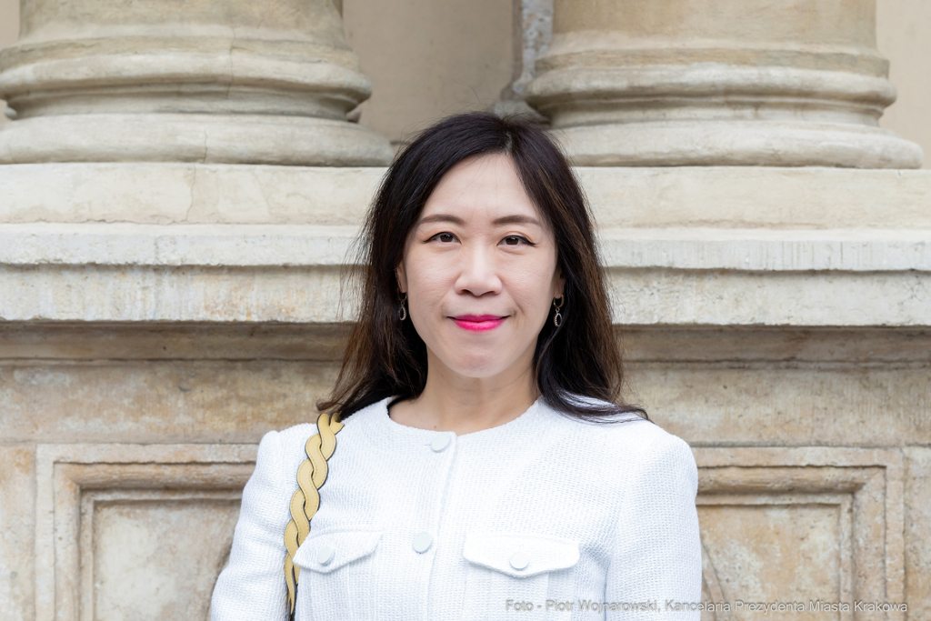 Sharon S. N. Wu, Tajpej, spotkanie, Tajwan, Majchrowski, Ambasador  Autor: P. Wojnarowski