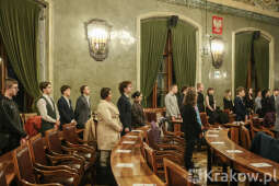 fr_20231018_0470.jpg-Pierwsza sesja XI kadencji Młodzieżowej Rady Krakowa