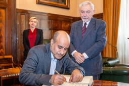 ambasador, Iran, Gharibi, wizyta, Kraków, Majchrowski, ambasador Iranu