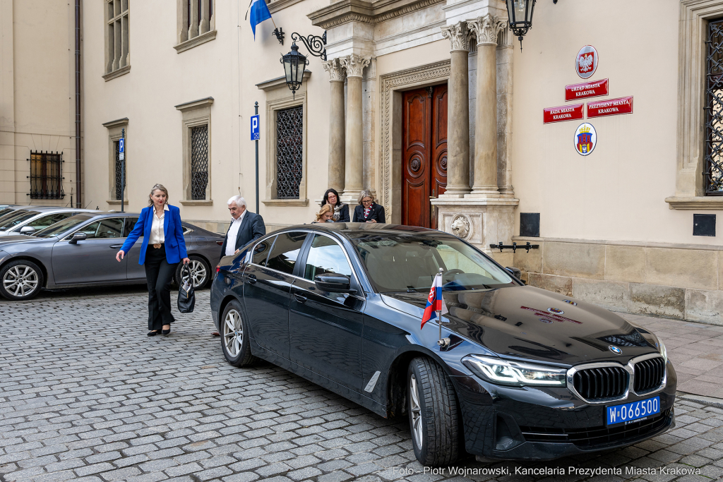 ambasador, Słowacja, Słowacji, Elschekowa-Matisova, spotkanie, Majchrowski  Autor: P. Wojnarowski