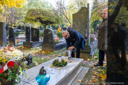 Bogusław Kośmider, Artur Buszek, znicze, Cmentarz Rakowicki, Krakowski Znicz Pamięci