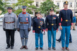 105. rocznica wyzwolenia Krakowa, Kraków, zabory, wyzwolenie, kwiaty, wieńce, złożenie, wieża r