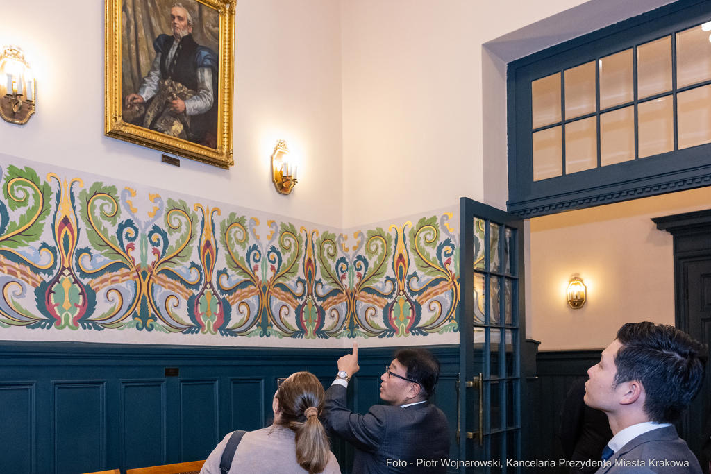 Kraków, Otofotokronika, Urząd Miasta Krakowa, UMK, spotkanie, Burmistrz, Himeji, Japonia, delegacj  Autor: P. Wojnarowski