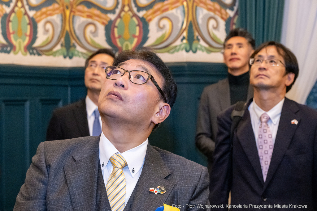 Kraków, Otofotokronika, Urząd Miasta Krakowa, UMK, spotkanie, Burmistrz, Himeji, Japonia, delegacj  Autor: P. Wojnarowski