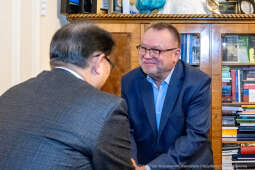 Kraków, Otofotokronika, Urząd Miasta Krakowa, UMK, spotkanie, Burmistrz, Himeji, Japonia, delegacj