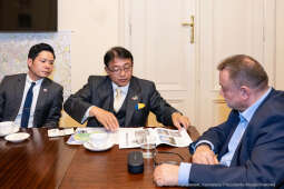 Kraków, Otofotokronika, Urząd Miasta Krakowa, UMK, spotkanie, Burmistrz, Himeji, Japonia, delegacj