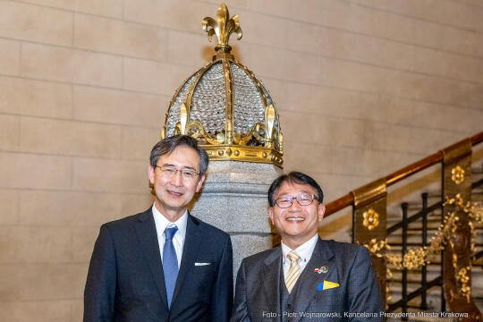 Kraków, Otofotokronika, Urząd Miasta Krakowa, UMK, spotkanie, Burmistrz, Himeji, Japonia, delegacj