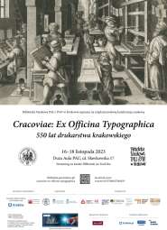 Międzynarodowa konferencja naukowa  'Cracoviae: ex officina typographica - 550 lat drukarstwa krakowskiego'