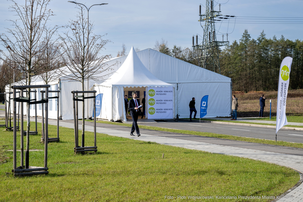 otwarcie, Strefa Aktywności Gospodarczej, Igołomska – Północ, Nowa Huta Przyszłości, Kraków  Autor: P. Wojnarowski