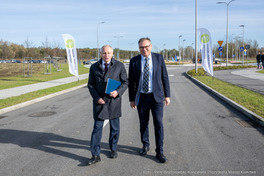 otwarcie, Strefa Aktywności Gospodarczej, Igołomska – Północ, Nowa Huta Przyszłości, Kraków  Autor: P. Wojnarowski