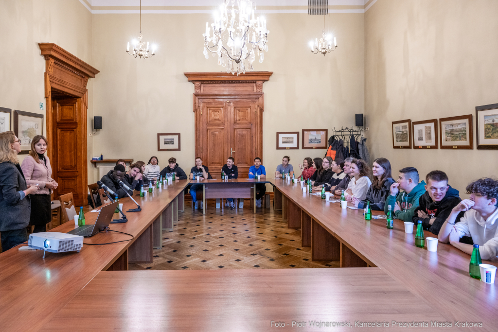 Kraków, Otofotokronika, Urząd Miasta Krakowa, UMK, Orlean, młodzież, wizyta partnerstwo, miasto   Autor: P. Wojnarowski