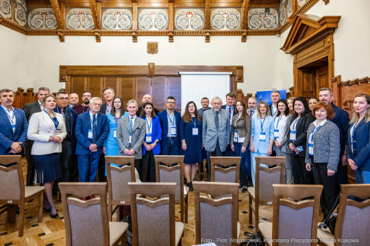 Kraków, Otofotokronika, Urząd Miasta Krakowa, UMK, Cracow, Majchrowski, konferencja, bezpieczeńst