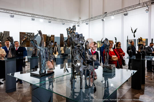 Kraków, Otofotokronika, Urząd Miasta Krakowa, UMK, NCK, wystawa, Nowakowscy, Nowakowski, rzeźba, 