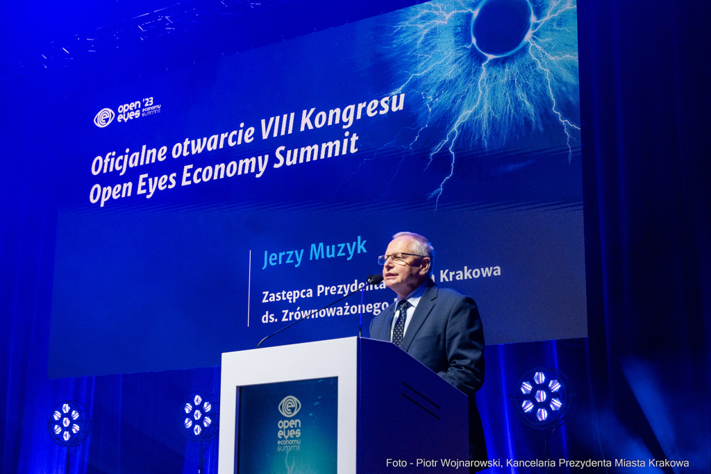 Kraków, Otofotokronika, Urząd Miasta Krakowa, UMK, ICE, Open Eyes Economy Summit, 2023  Autor: P. Wojnarowski