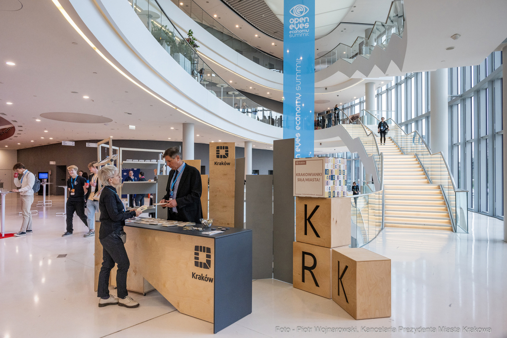 Kraków, Otofotokronika, Urząd Miasta Krakowa, UMK, ICE, Open Eyes Economy Summit, 2023  Autor: P. Wojnarowski