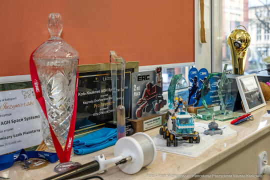 Kraków, Otofotokronika, Urząd Miasta Krakowa, UMK, AGH Space Systems, studenci, łazik marsjański