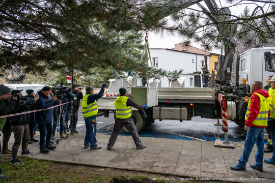 Kraków, Otofotokronika, Urząd Miasta Krakowa, UMK, lokalizacja, smoki, smoczki, figurki, geodeta, 