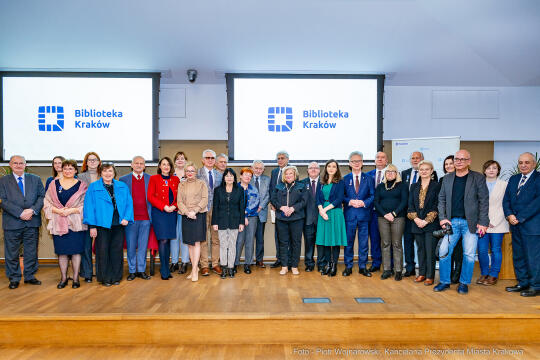Kraków, Otofotokronika, Urząd Miasta Krakowa, UMK, Encyklopedia Krakowa, redaktorzy, spotkanie, pr
