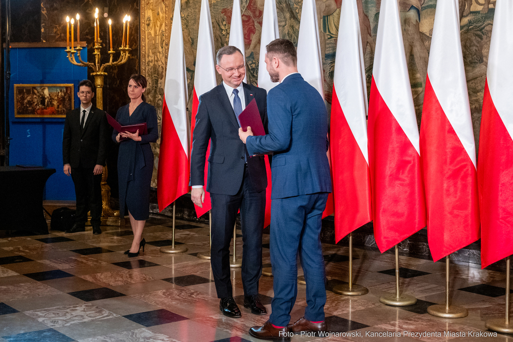 Kraków, Otofotokronika, Urząd Miasta Krakowa, UMK, SKOZK, Wawel, Andrzej Duda, prezydent, Społecz  Autor: P. Wojnarowski