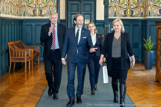 Kraków, Otofotokronika, Urząd Miasta Krakowa, UMK, wizyta, Kulig ambasador, Viktor Elbling, Niemie