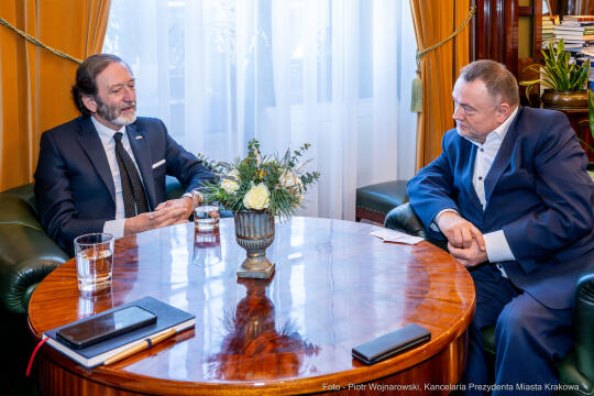 Kraków, Otofotokronika, Urząd Miasta Krakowa, UMK, wizyta, Kulig ambasador, Viktor Elbling, Niemie