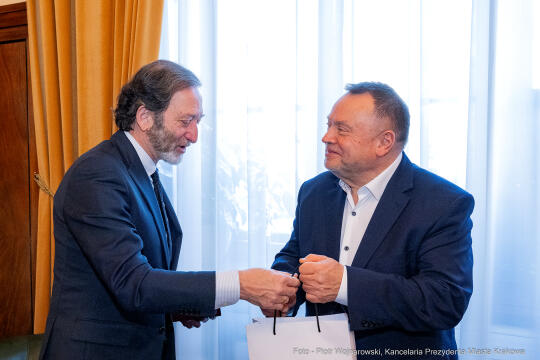 Kraków, Otofotokronika, Urząd Miasta Krakowa, UMK, wizyta, Kulig ambasador, Viktor Elbling, Niemie